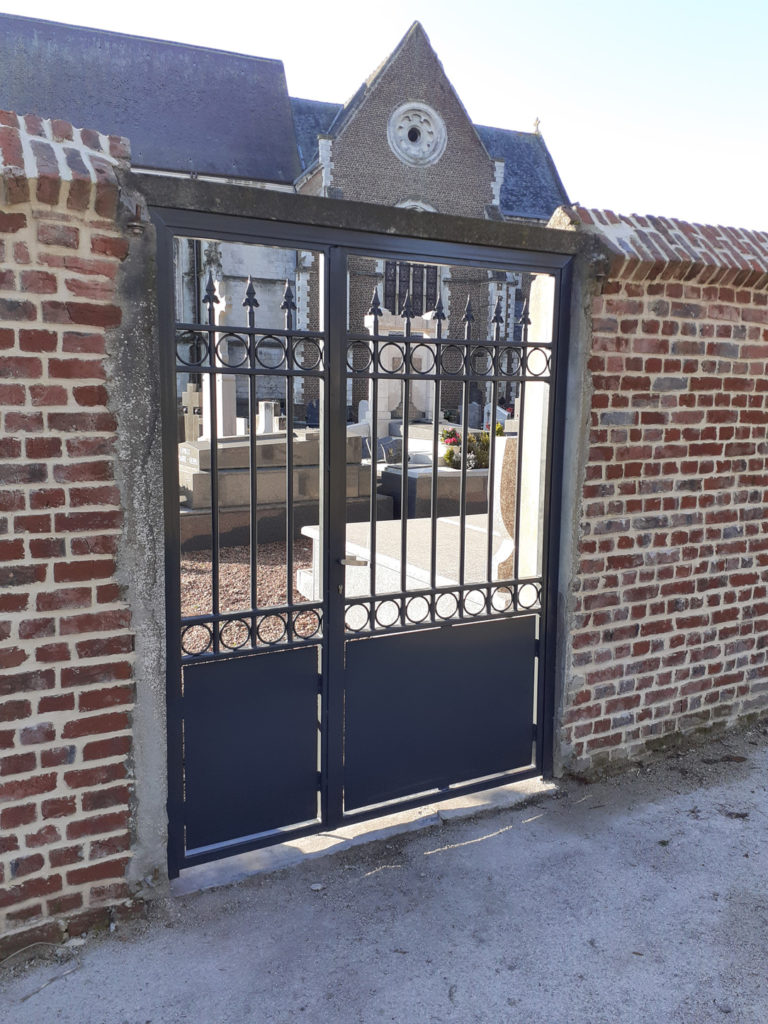 Réalisation d'une grille en fonte par Waymel Prins